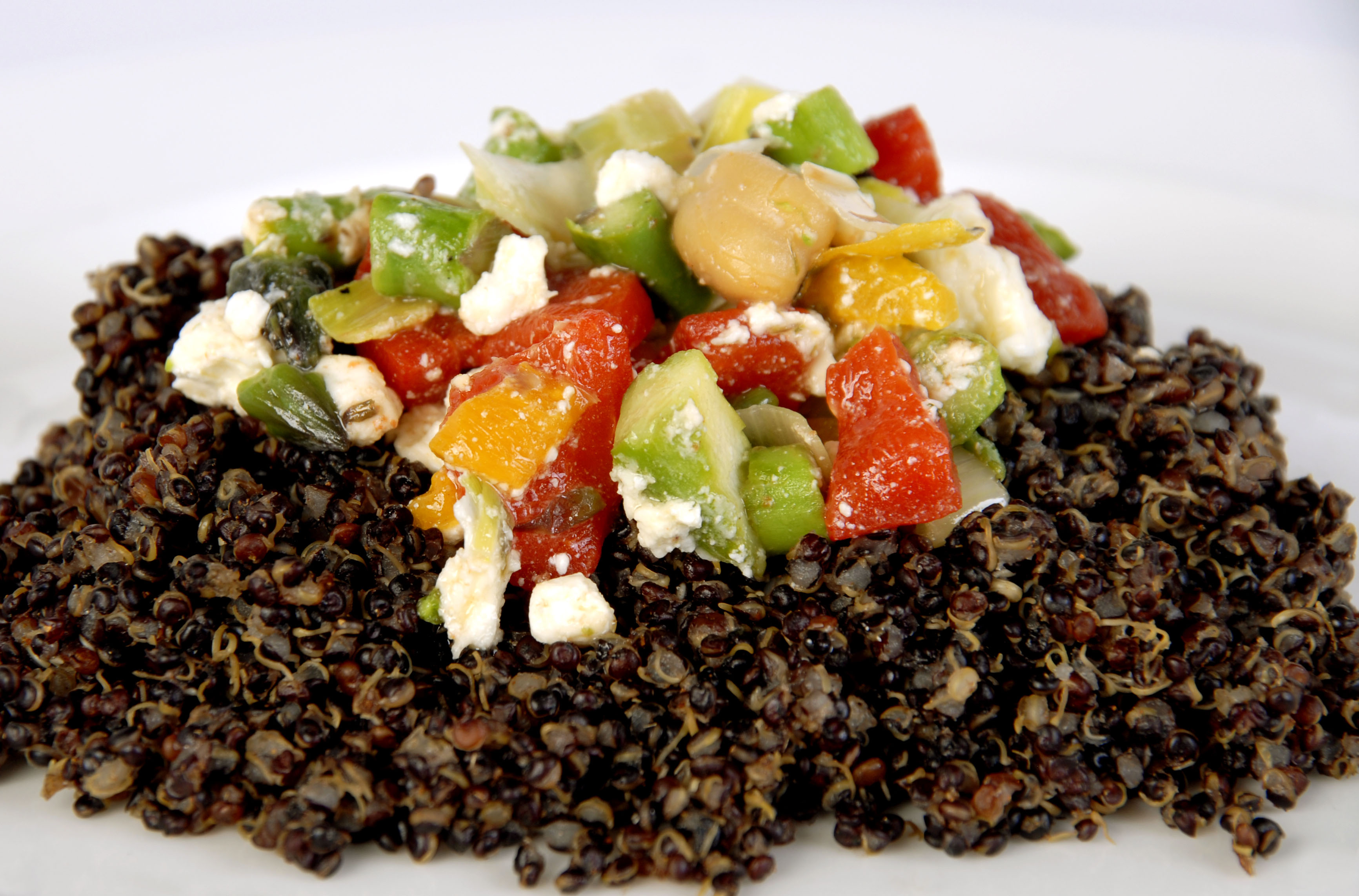 Quinoa with Vegetables & Feta