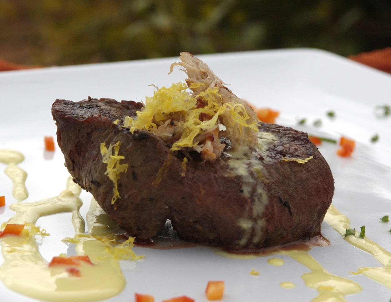 Fire Grilled Beef Sirloin Oscar