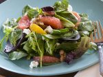 Citrus Spinach Arugula Salad