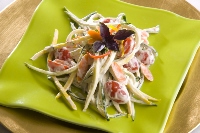 Raw Zucchini Alfredo