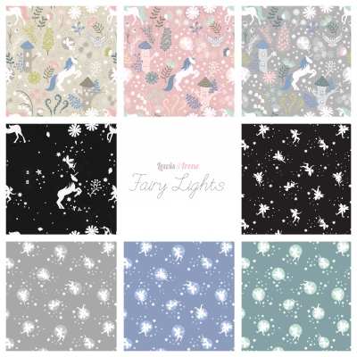 Lewis and Irene glow in the dark fabric