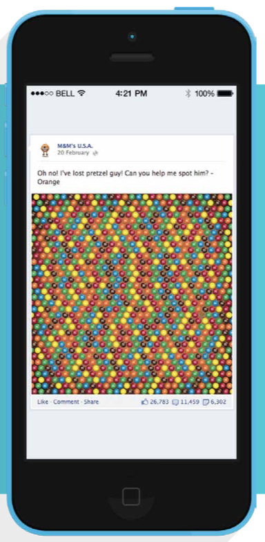 M&M's Eye-Spy-Prezel-Game