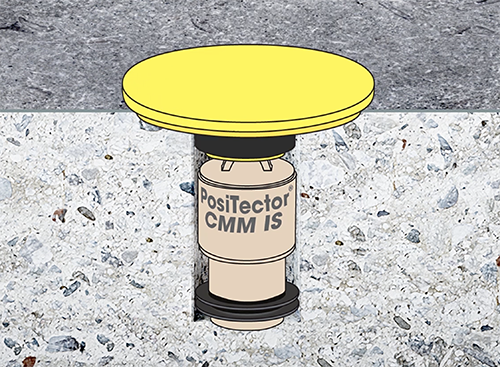 How to measure concrete moisture (positector CMM IS Moisture Meter) with Figure 12
