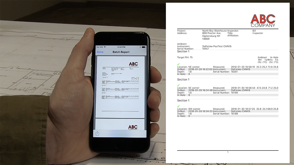 How to measure concrete moisture (positector CMM IS Moisture Meter) with Figure 14