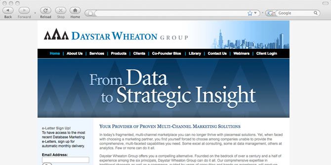 Daystar Wheaton Group website