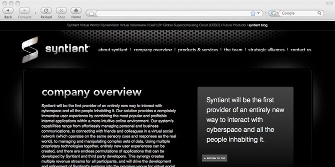 Syntiant website