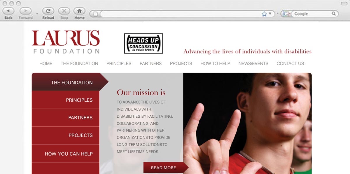 Laurus Foundation website