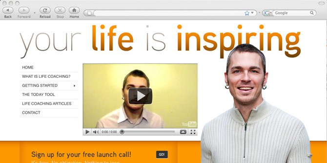 Adrial Life Coaching website