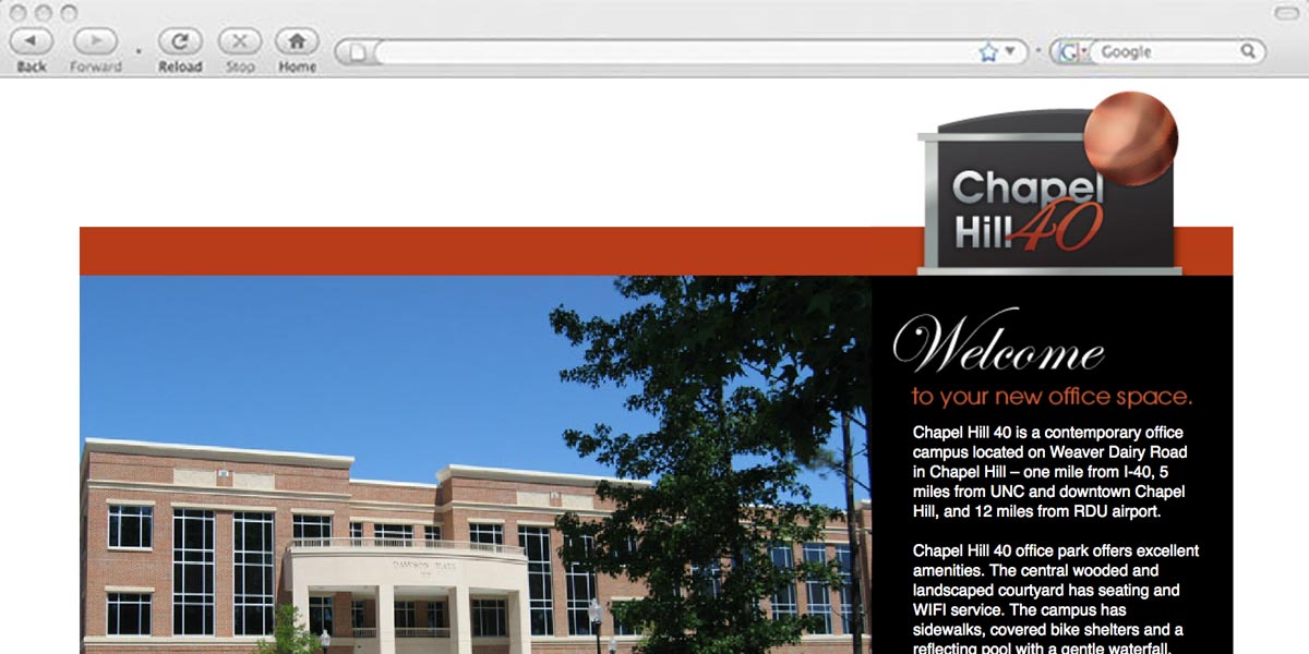 Chapel Hill 40 website