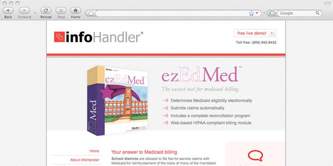 Infohandler website