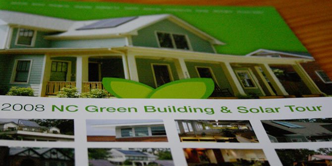 NC Solar Tour magazine design