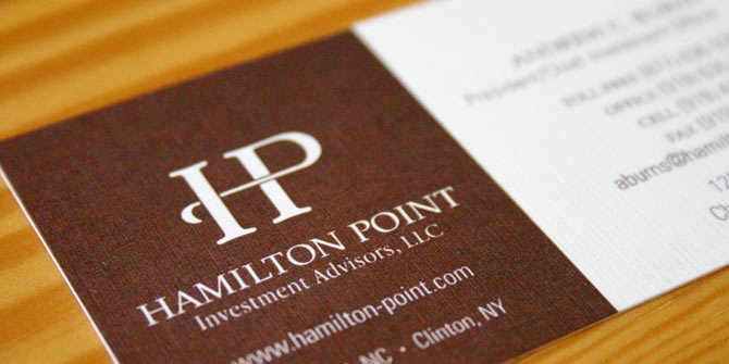 HP business card design