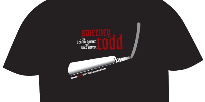 Sweeney Todd shirt design