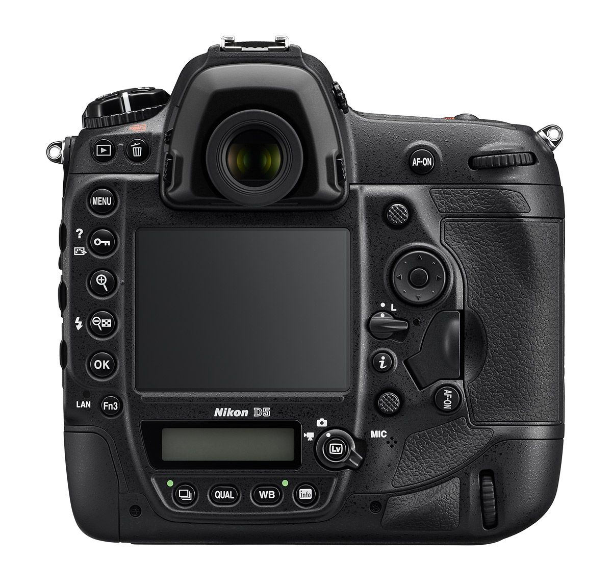 foto van achterkan Nikon D5