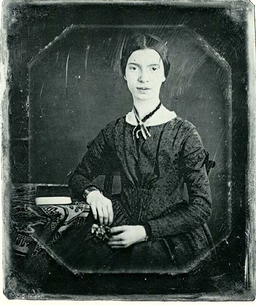 Een Daguerreotype van dichteres Emily Dickinson omstreeks 1846.