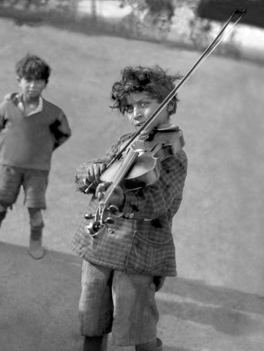foto de kleine violist van jan de jong
