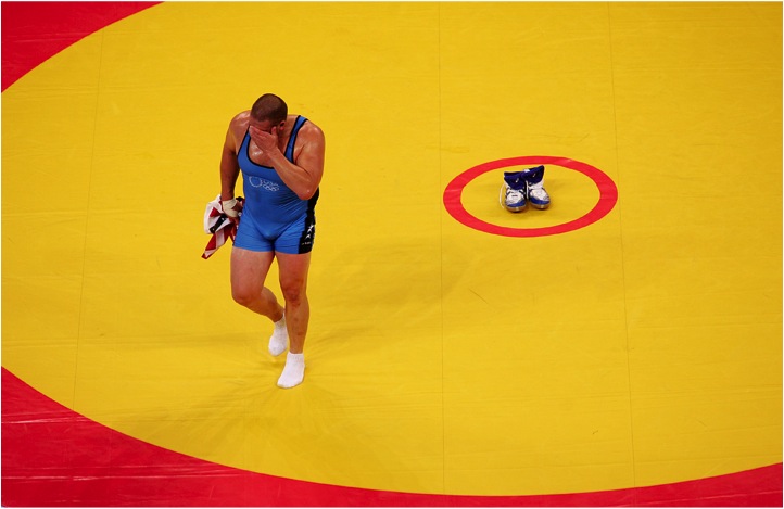 foto: Adam Pretty | Olympische Zomerspelen 2004, Athene, Griekenland - Rulon Gardner,