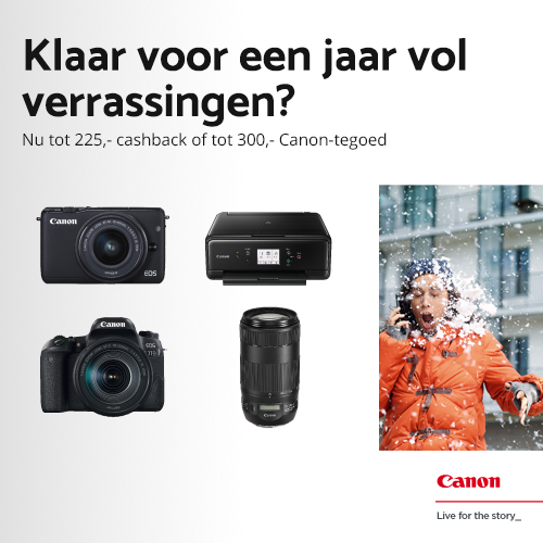 Canon Winterpromotie bij CameraNU.nl