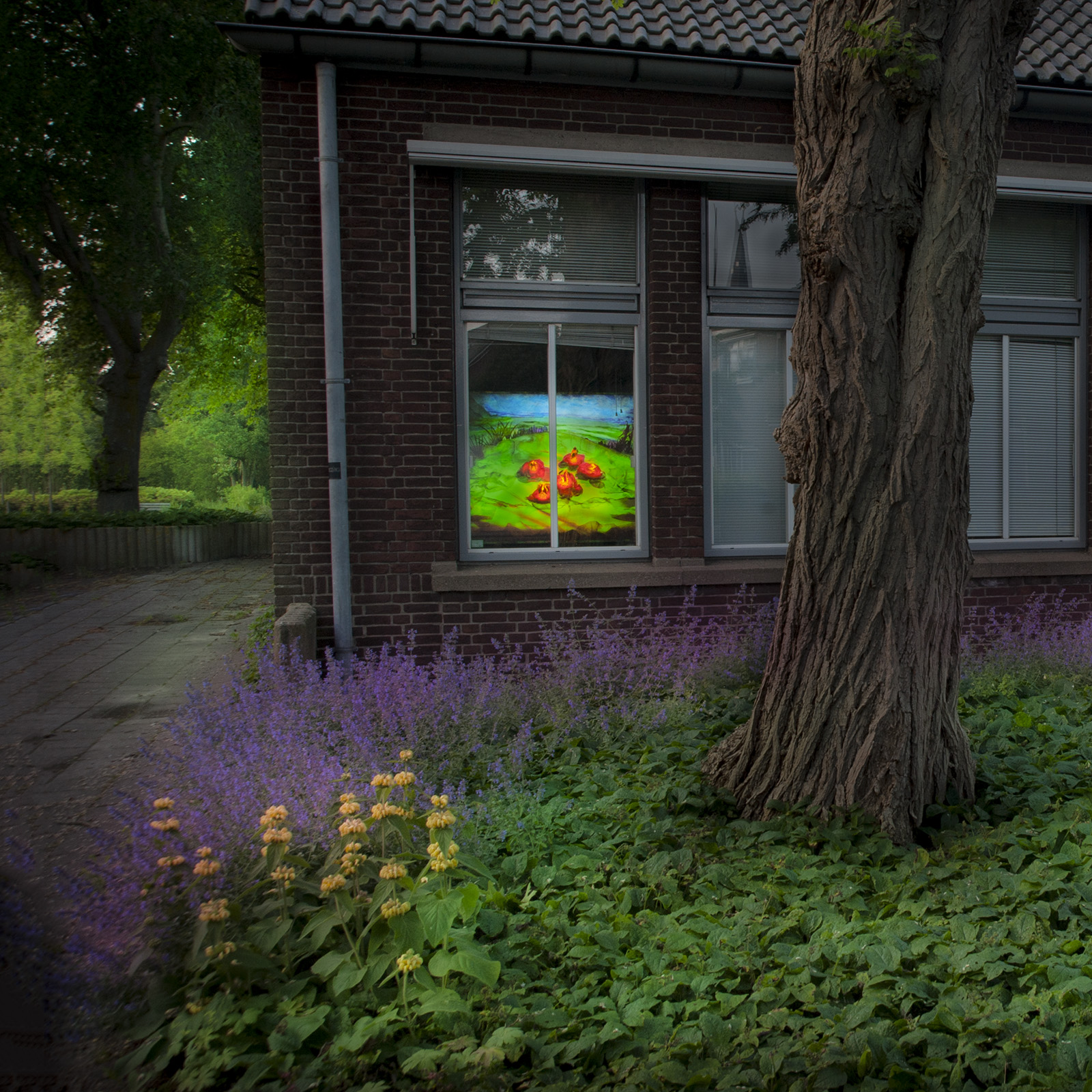 foto: © Jan van der Horn - Lichtbak Gemeentehuis Voorschoten