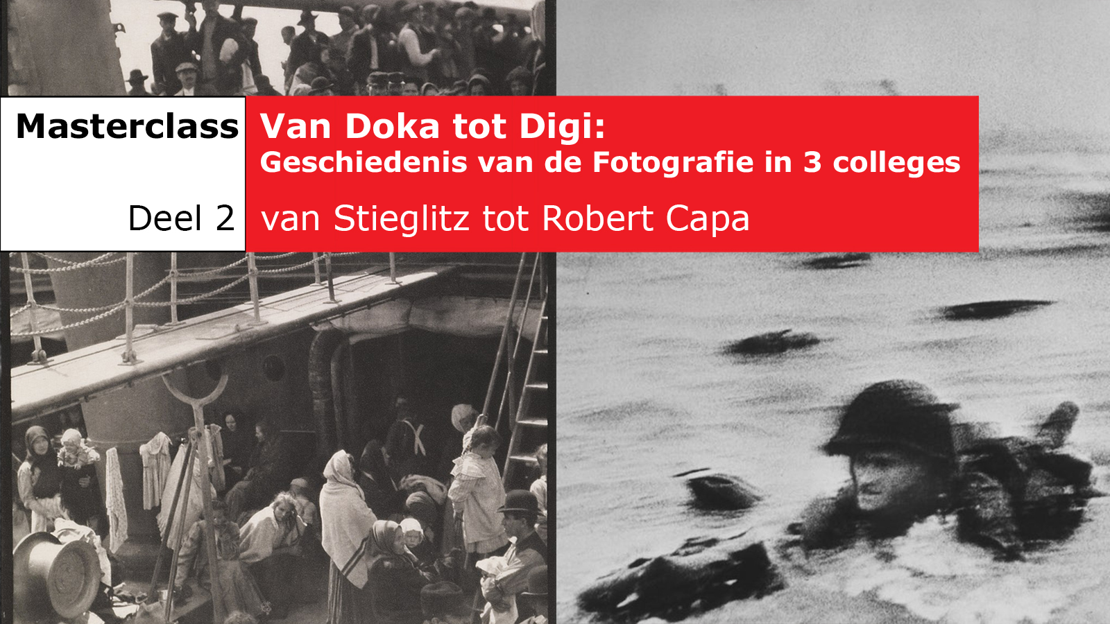 flyerfoto voor Masterclass fotografie bij Photo020, deel 2