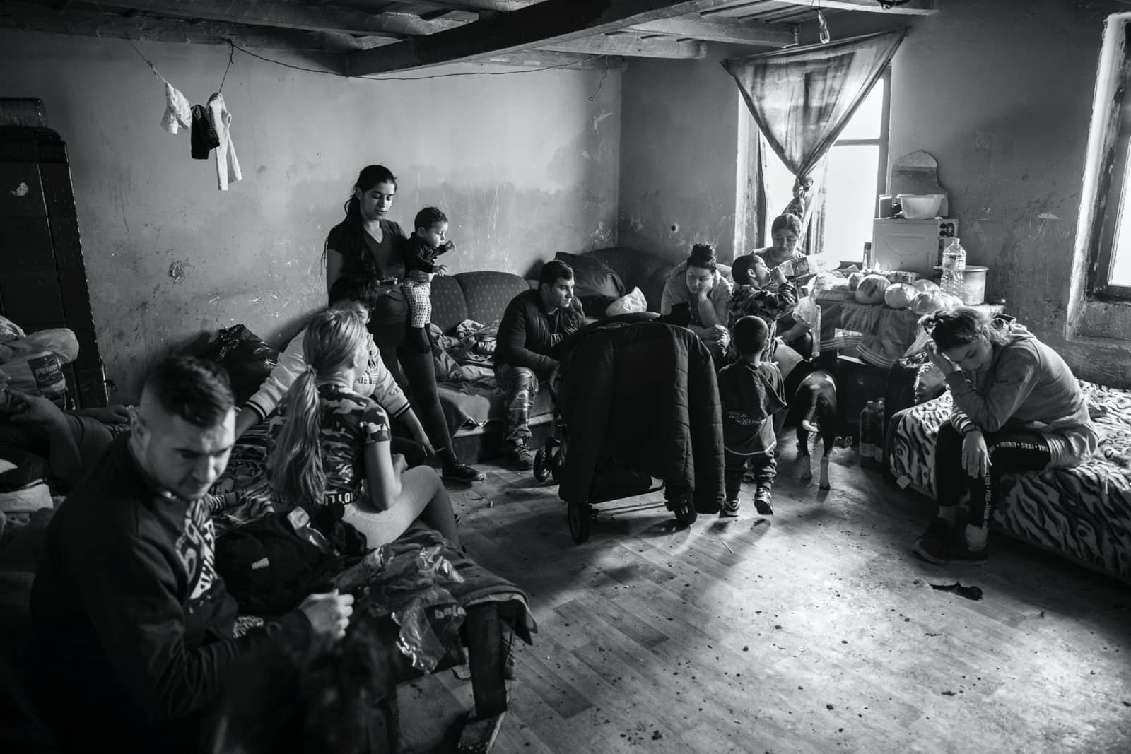 foto: © Sandra Minten - 3 families in 1 kamer