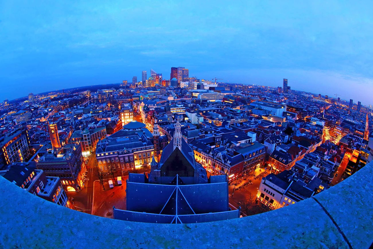 foto: Wilmar Dik - Den Haag met fisheye lens