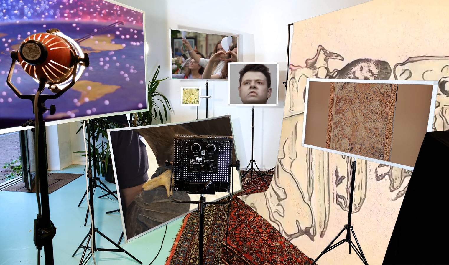LAWKI, film still, 2020. Artists ARK (Louis Braddock Clarke, Roosje Klap, Zuzanna Zgierska)