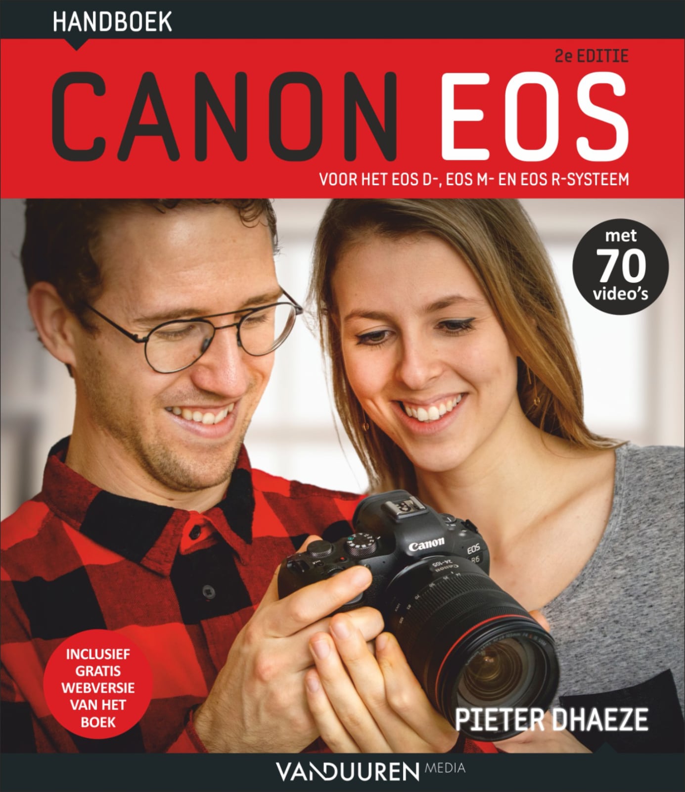 Handboek Canon EOS, 2e editie - Pieter Dhaeze. Voor het EOS D-, EOS M- en EOS R-systeem, isbn 9789463561969
