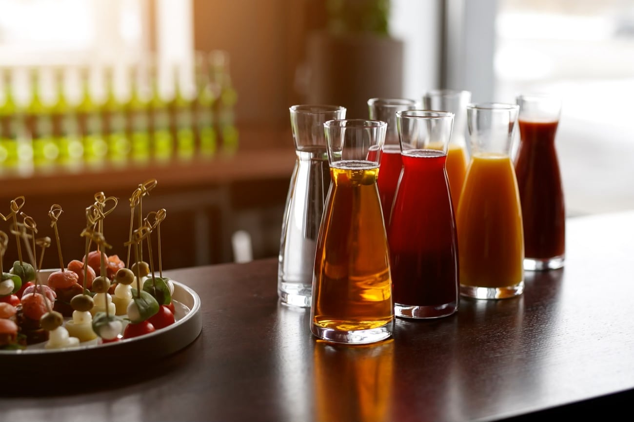 jugs-with-different-juices-event-catering