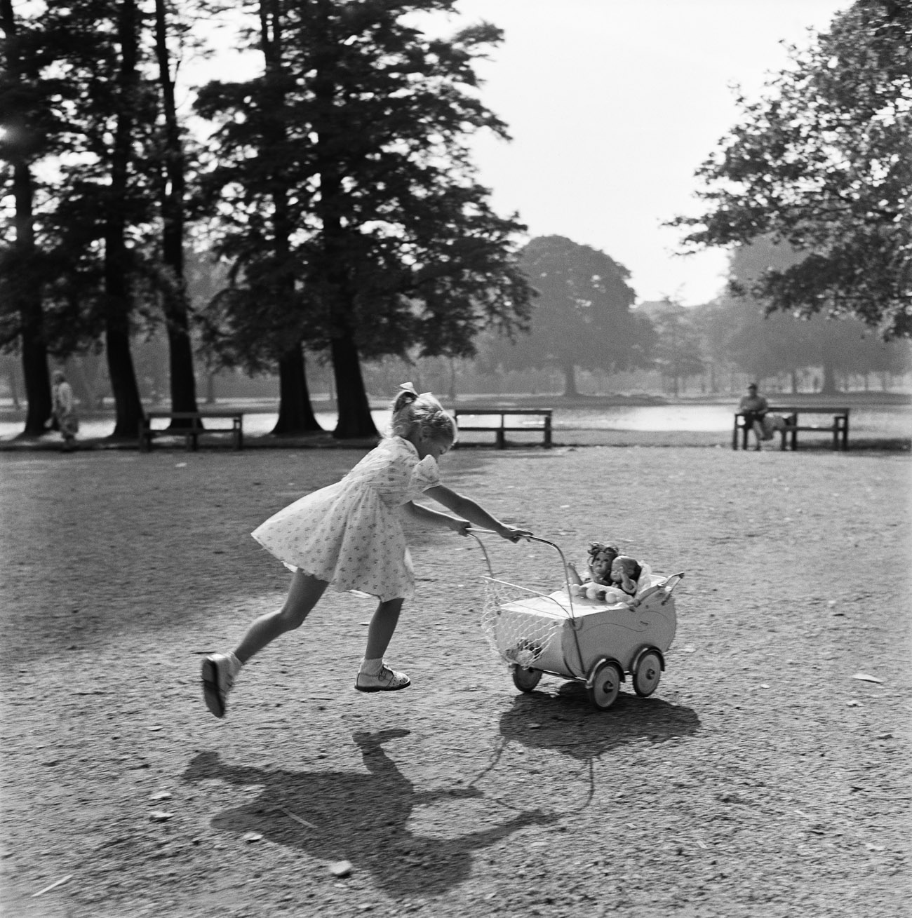 Maria Austria - Meisje in Vondelpark, 1956