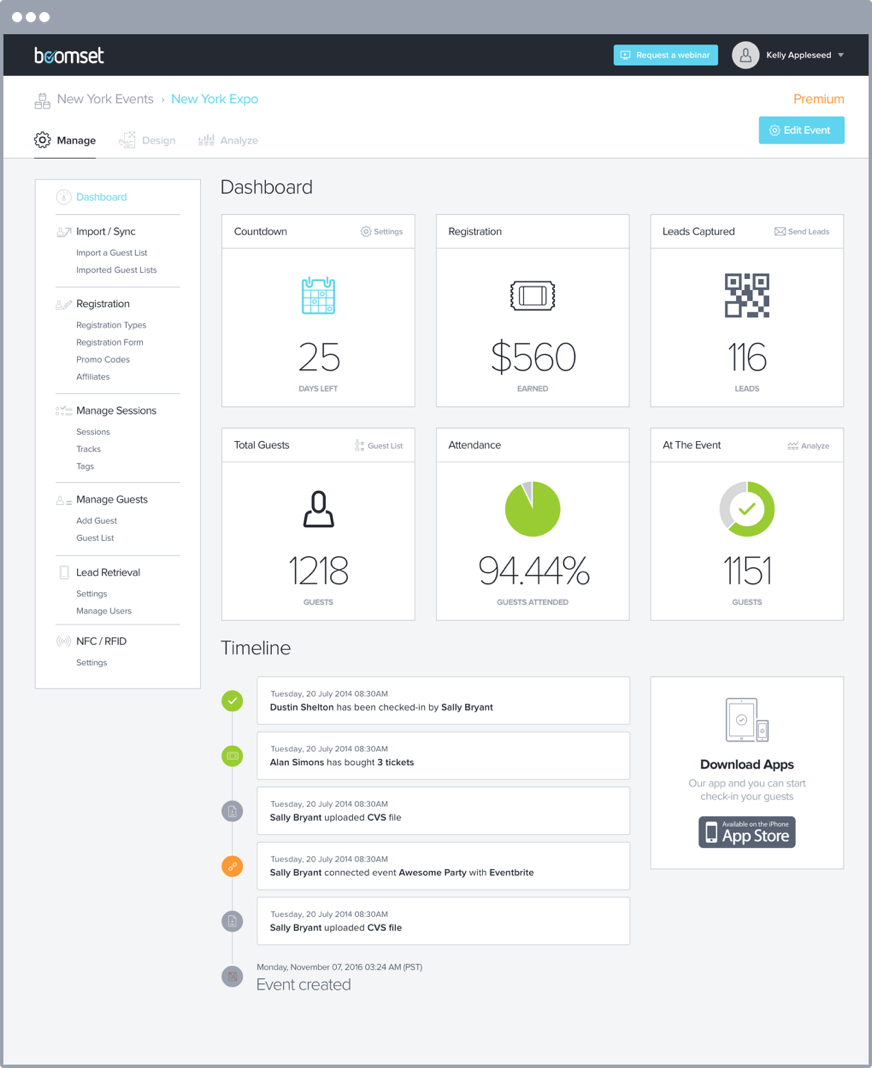 event management software on