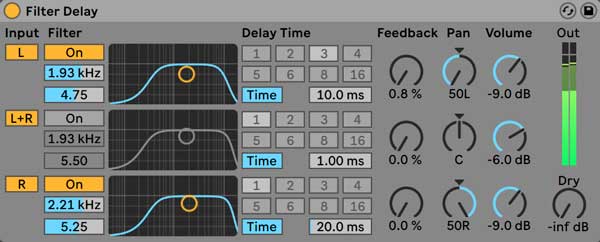 ableton simple delay only 300 ms