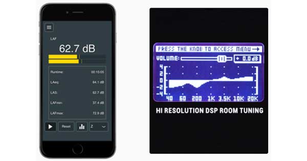 An image of the KRK Audio Tools app.