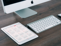 tablet computer and computer keyboard