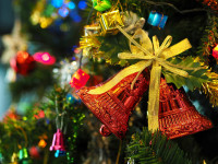christmas tree with ornament