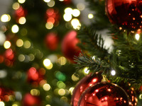 christmas tree with lights