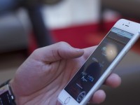 person using a phone