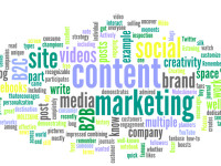 content marketing word cloud