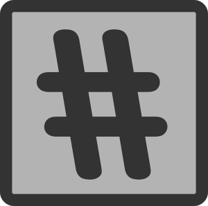 hashtag