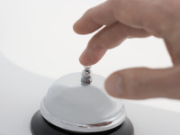 hand ringing desk bell