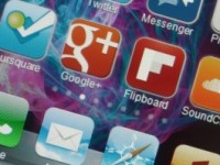 social apps on a phone