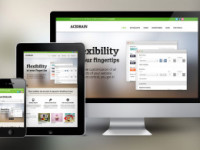 responsive design across 3 screens