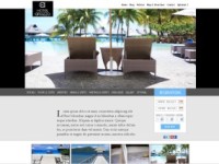 home page of a hotel website