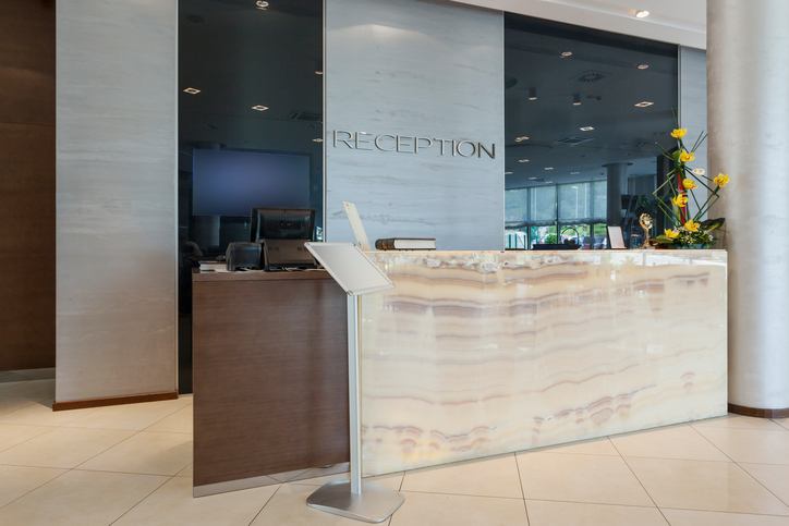 hotel front desk