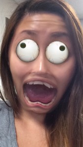 eyes snapchat filter