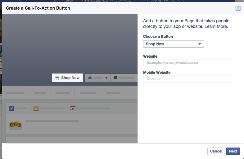 steps for adding book now button