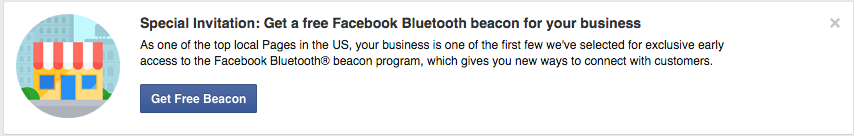 invite for facebook beacon