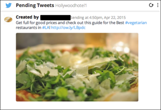 image display on hootsuite