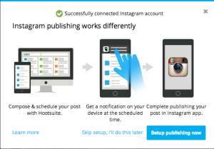 schedule posts with hootsuite
