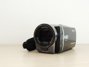 video camera pointing at screen